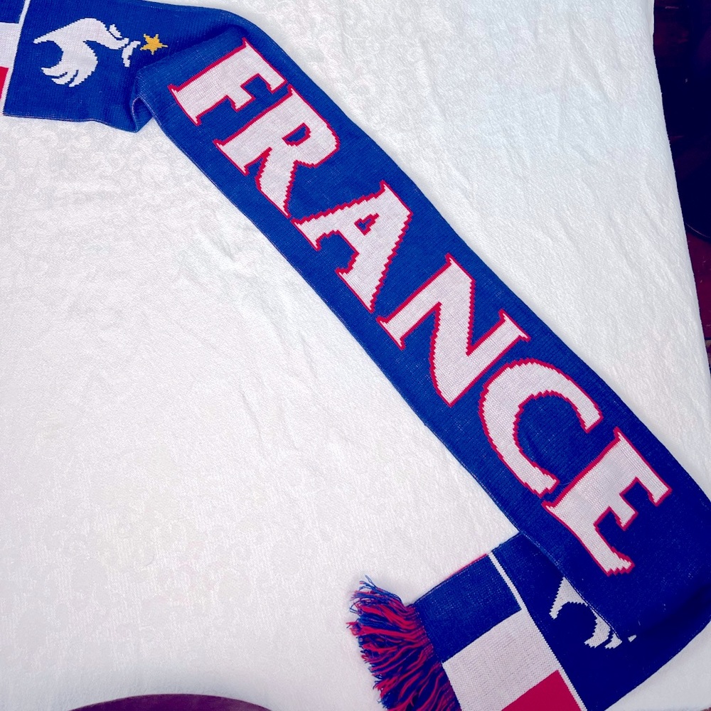 FFF France 🇫🇷 soccer football fan team large scarf French Ruffneck